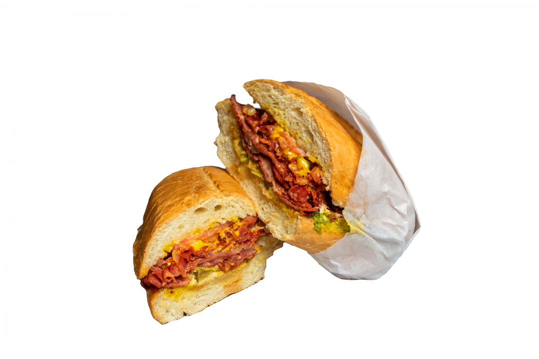 Pastrami Sandwich Burger Bun