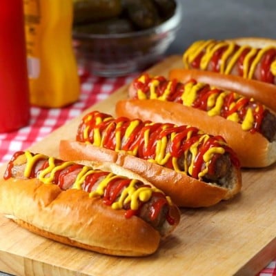Halal Hot Dog (Spicy)