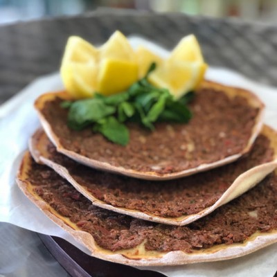 Lahmajun (12 Pieces), Dozen Armenian Pizzas