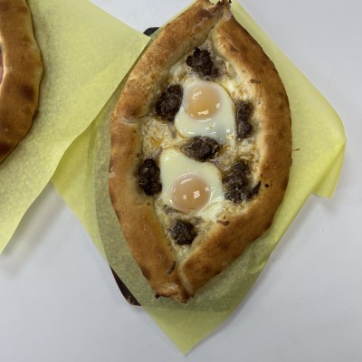 Sujuk Kachapuri Regular (Two Eggs)