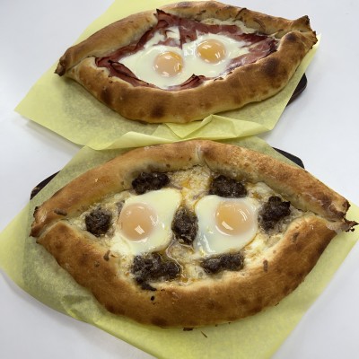Sujuk Kachapuri Regular (Two Eggs)