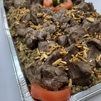 Meat Mansaf with Freekeh (Catering)