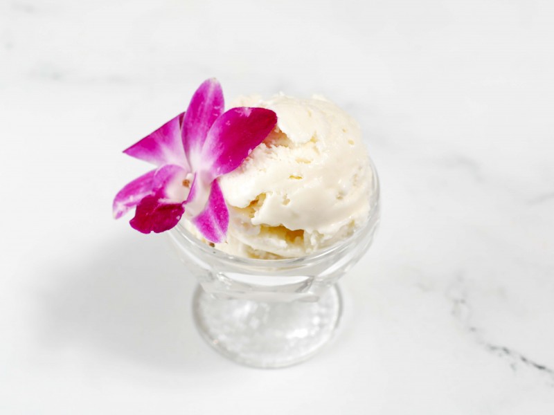 Coconut ice cream