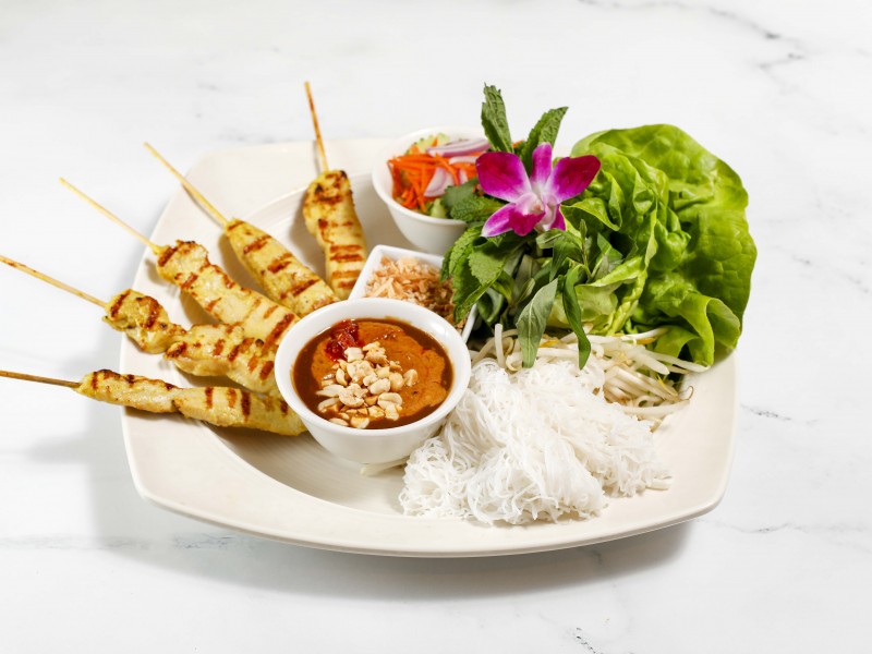 Satay Wraps