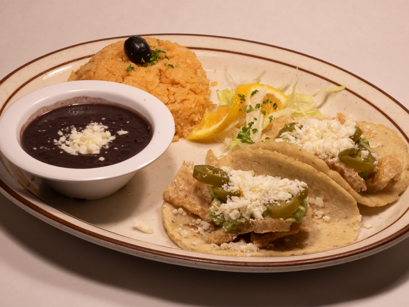 2 Taco Plate